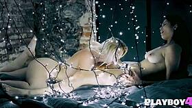 look at these sexy lesbians fingering and licking pussy