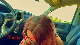 Smoking hot sexy milf hitchhiker drained my balls dry for a ride