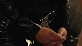 Leather and lace panties bring amity to winner