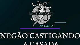 big black cock pounds married slut hard in the morning on their bed