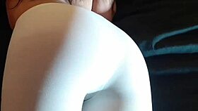 Milf With Big Firm Ass In White Pantyhose And Heels?