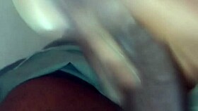 Big Black Monster Cock Cums With Intense Cumshot After Masturbation