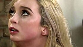 Blonde Teen 18+ Gets Anal Fucked By Older Man In BDSM Scene