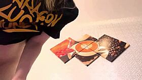 Red Haired Beauty Feels Pleasure Playing With Big Dildo