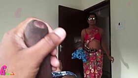 enjoying fun with the maid at work