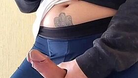 would you like to jerk this huge monster cock outdoors now