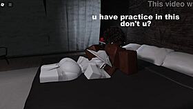 bbc relentlessly fucks prostitute in roblox hotel condo
