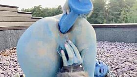 avatar monika fox big prolapse hard dildo anal and pussy fuck squirt in nature free