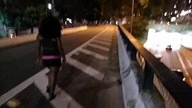 i fucked the hot bruna black on the street, the danger was so delicious even