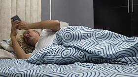 Horny Babe Seduces Older Man In Bedroom