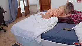 I Saw Him Jerking Off And Invited Him To Fuck My Pussy And Ass