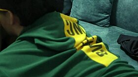 I lick her pure pussy, so fragrant and sweet.