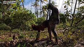 Living in paradise of intense anal banging with big tits