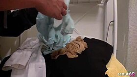 skinny asian teen got caught in the shower with multiple surprises