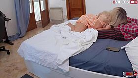 I Saw Him Jerking Off And Invited Him To Fuck My Pussy And Ass