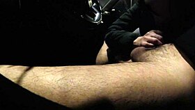 Does Misscreamy suck big cock in public parking lot without condom and lick cum?