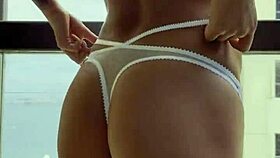 I feel gorgeous Monika Fox slipping into sexy lingerie and posing seductively