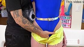 slim blondie chloe cherry's backdoor action