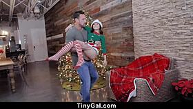 Petite Babe Moans While He Decks Her Halls And Gives Her A Deep Dick Down