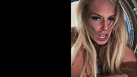 Stephanie Love Feels Embarrassed As Her Big Butt Gets Stuck In The Laundry Dryer Machine