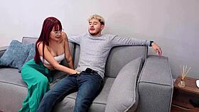 my psychologist ends up being a horny whore she seduces me and swallows my cum,