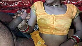 jeth ne desi bhabhi ki chikni chut ko raat bhar choda