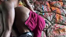 sexy bbw remi gets creampied in a tunnel