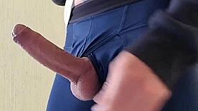 would you like to jerk this huge monster cock outdoors now