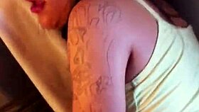 Hot brunette milf gets hardcore creampied while fucking on swing chair!