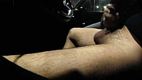 Does Misscreamy suck big cock in public parking lot without condom and lick cum?