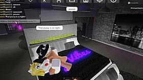 The big-ass furry girl displays her curves and features in vivid detail.