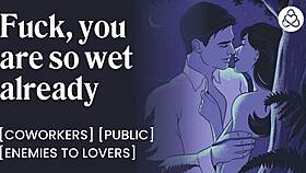 Boss Gets Fucked Hard by Employee Office Enemies Hook Up in Public Asmr Audio Porn Erotic Audio Story