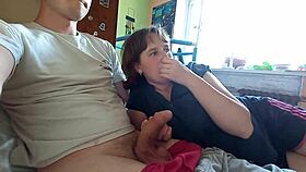 she bends over for doggystyle and anal creampie swallow