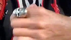 This Handsome Guy Feels Intense Pleasure While Masturbating on a French Train