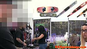 Spex pawnee spying on hidden activities at the pawn shop