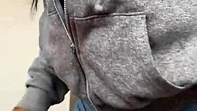 Hot Venezuelan tempts with monster cock sucking