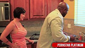 Horny mature Shay Fox jumps on Prince Yahshua's massive dick