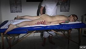 Foxy Sanie On Our Massage Table