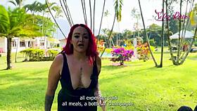 He discovers his girlfriend's infidelity with her best friend but they reconcile in a threesome