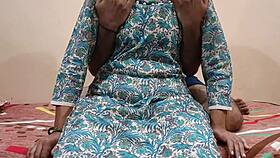 South Indian couple enjoys a homemade creampie quickie.