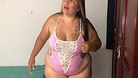 Tight Colombian Milf Bent Over for Rough Doggystyle Sex