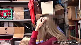 police officer detains suspects