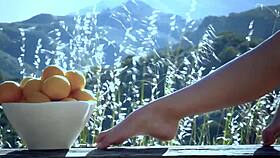 scarlet red asks, 'does pussy taste best here?'