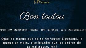 Bon Toutou - French Joi Femdom Humiliation