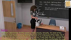 Wife plays game with mature lady