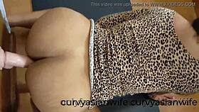 threesome training for the asian slut wife