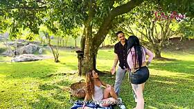 He discovers his girlfriend's infidelity with her best friend but they reconcile in a threesome