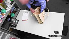 Officer Hammers Petite 18+ and Curvy Milf with Big Dick