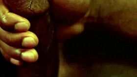 Ebony Gaysex Hunk Jerking His Cock