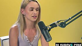 khloe kingsley, a hot teen, masturbates her hairy pussy for playboy